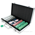 Conjuntos de fichas de pôquer de 11,5G em caixa de alumínio